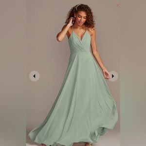 Dusty Sage Bridesmaids dress